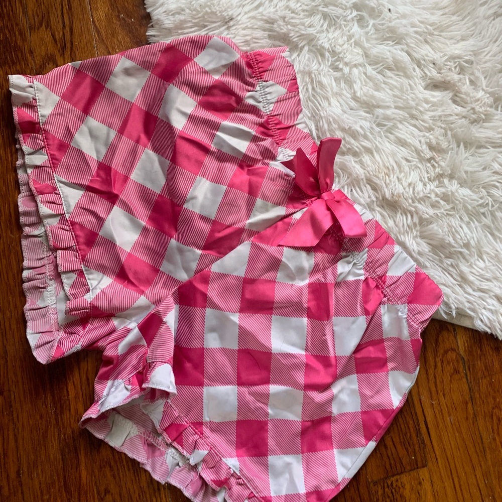 Silk pajama shorts
